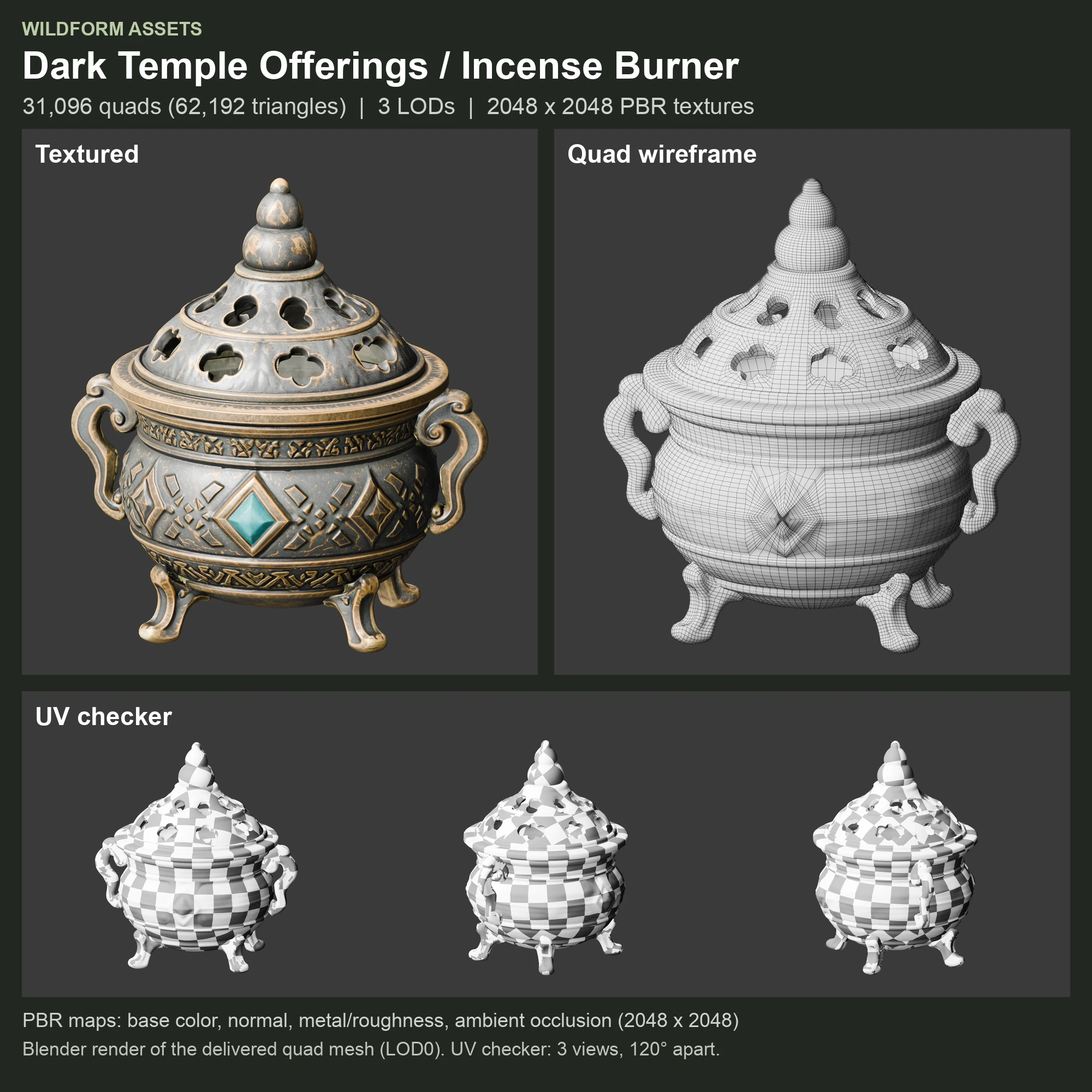 Ascended – Temple Of Dark Offerings Dark Temple Offerings — Fantasy Ritual & Altar | Wildform Assets