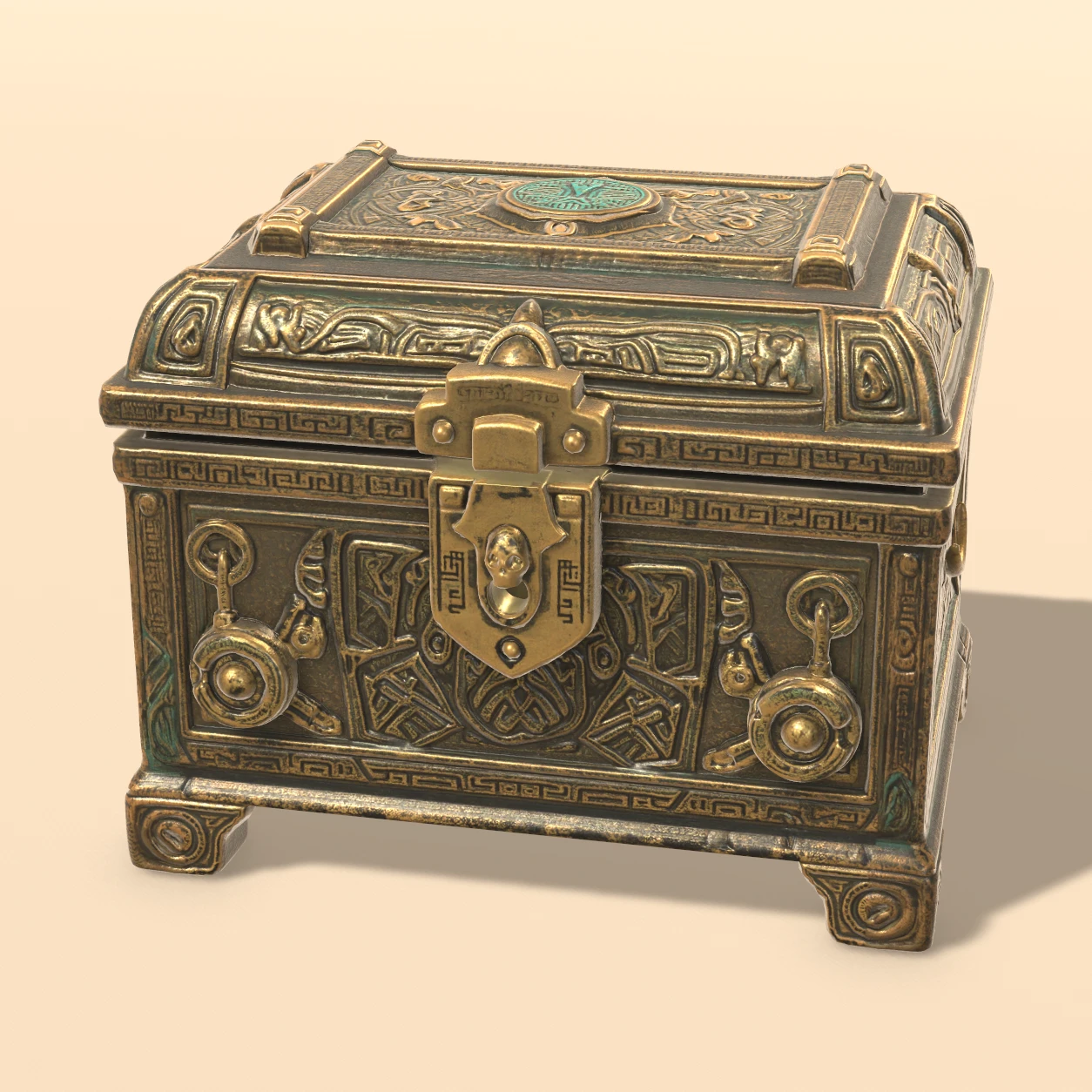 Treasure Chest 3D model, Ancient Relics Collection Vol. 1