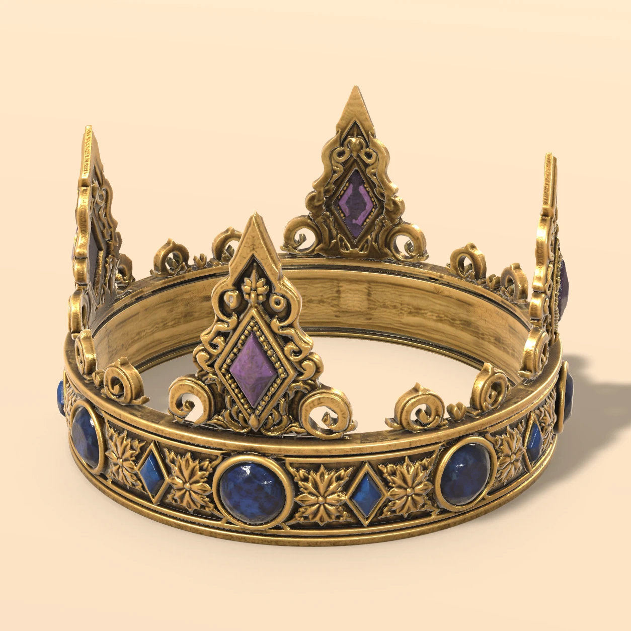 Jewelled Crown 3D model, Ancient Relics Collection Vol. 1