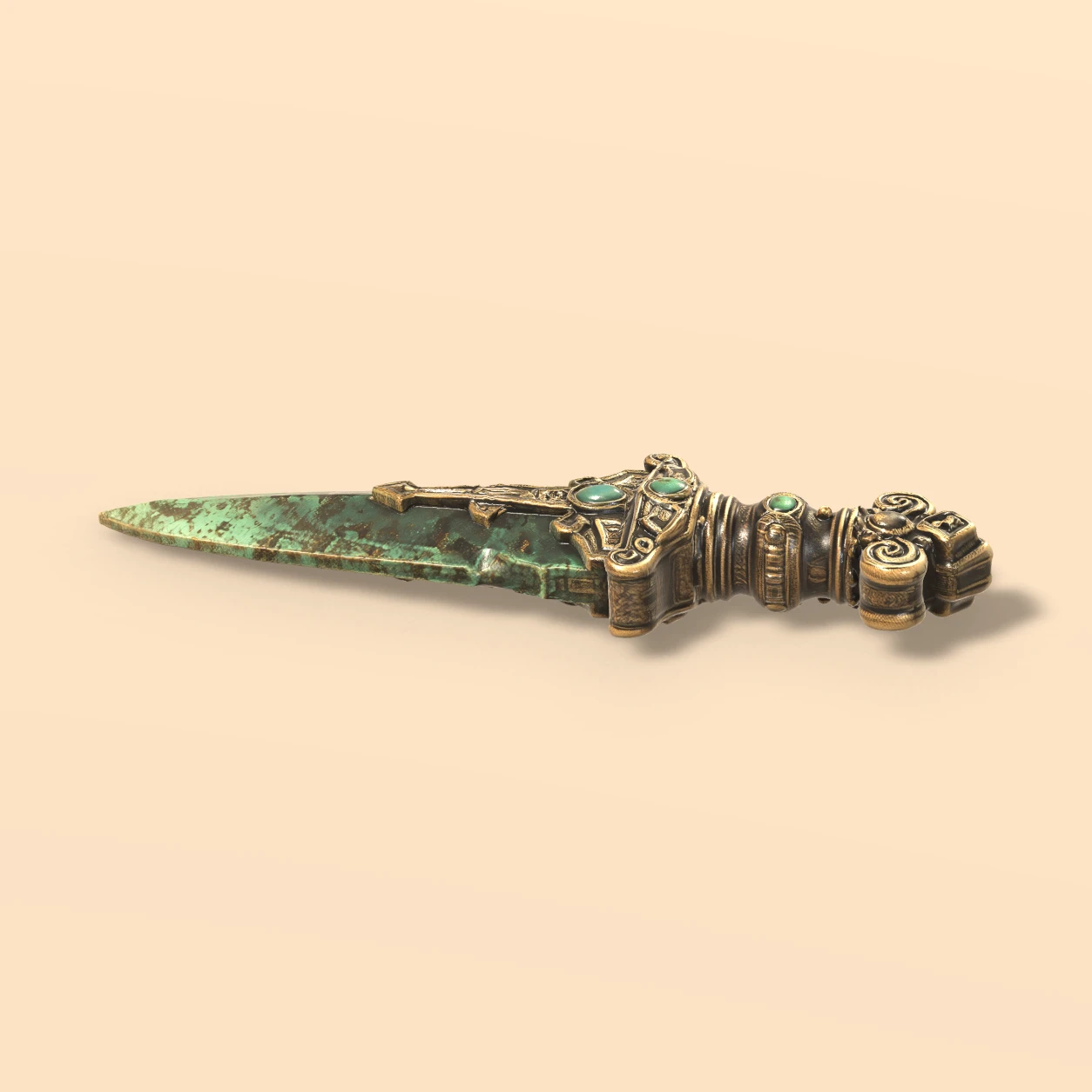 Bronze Dagger 3D model, Ancient Relics Collection Vol. 1
