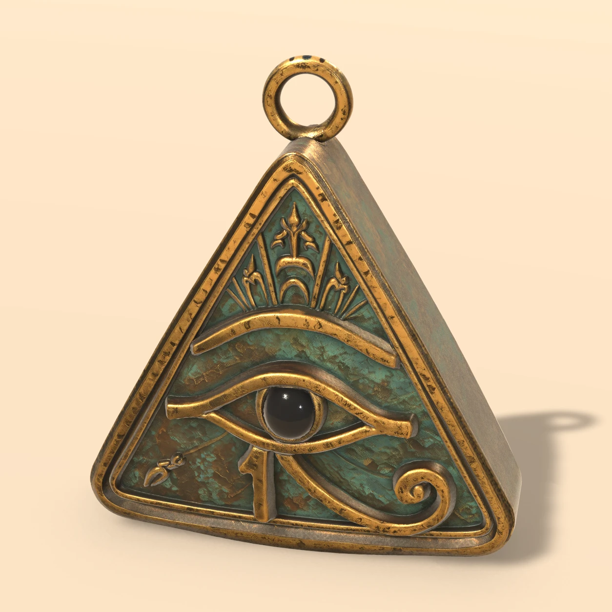 Eye Amulet 3D model, Ancient Relics Collection Vol. 2