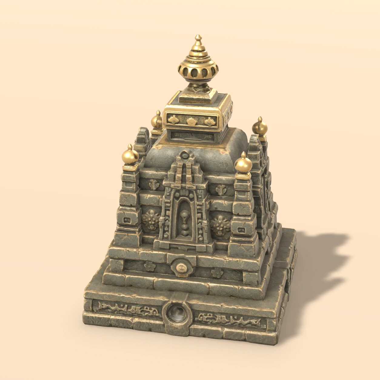 Stone Temple 3D model, Ancient Relics Collection Vol. 2
