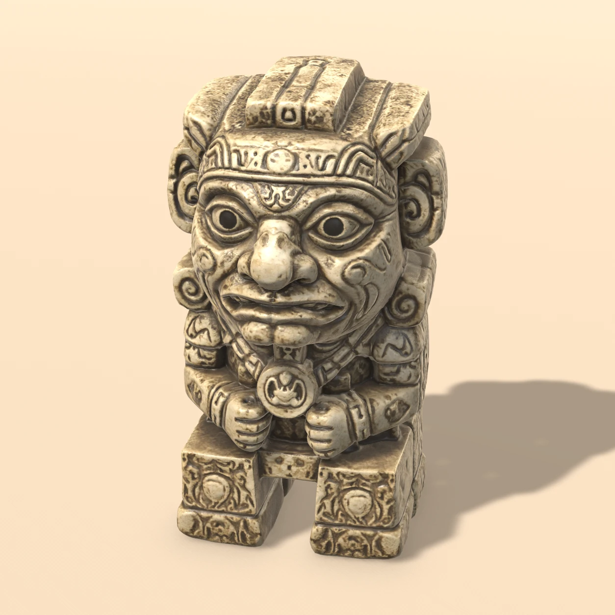 Stone Totem 3D model, Ancient Relics Collection Vol. 2