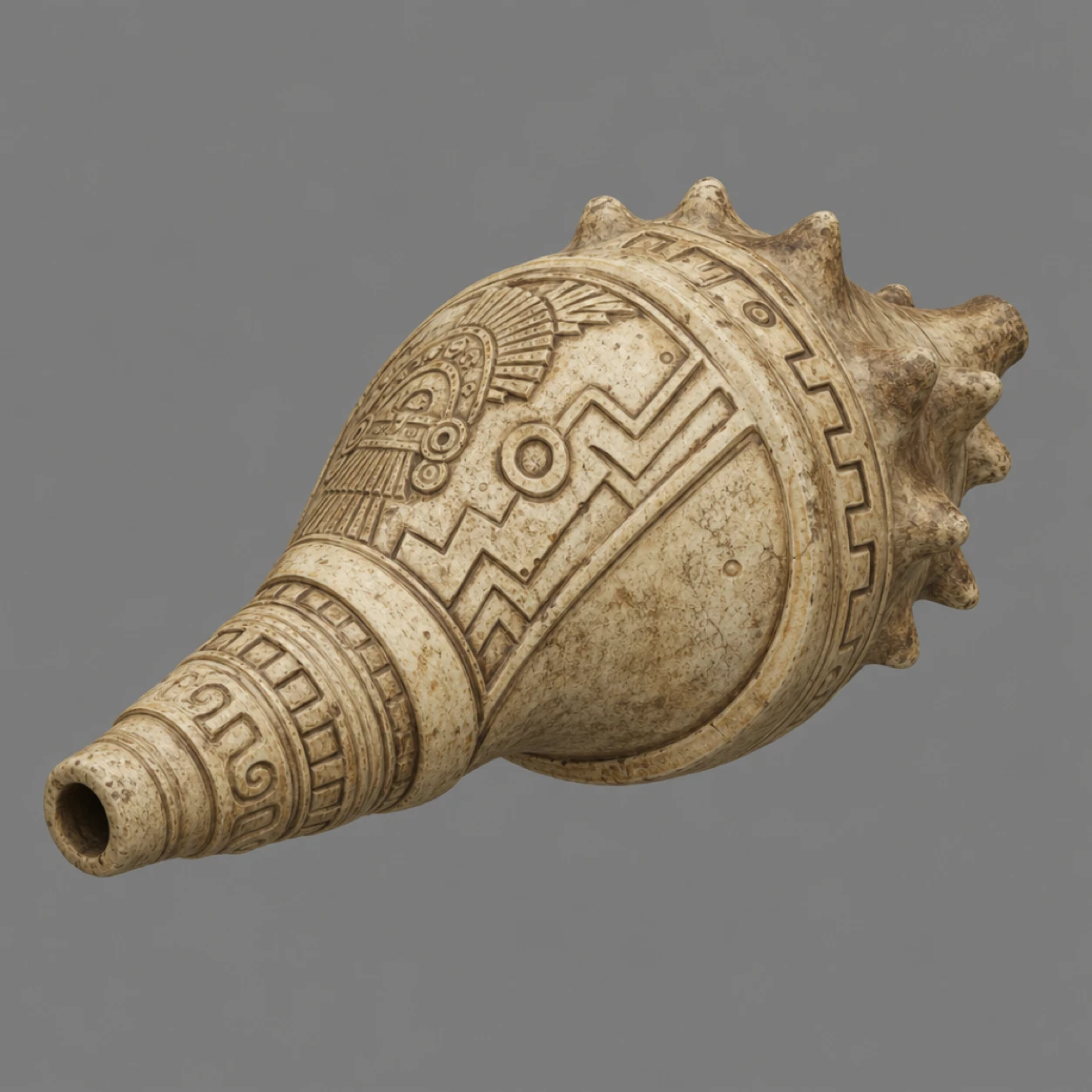 Conch Trumpet, Aztec Temple Relics