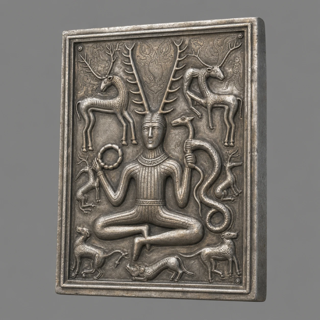 Cernunnos Plaque, Celtic Ritual Relics