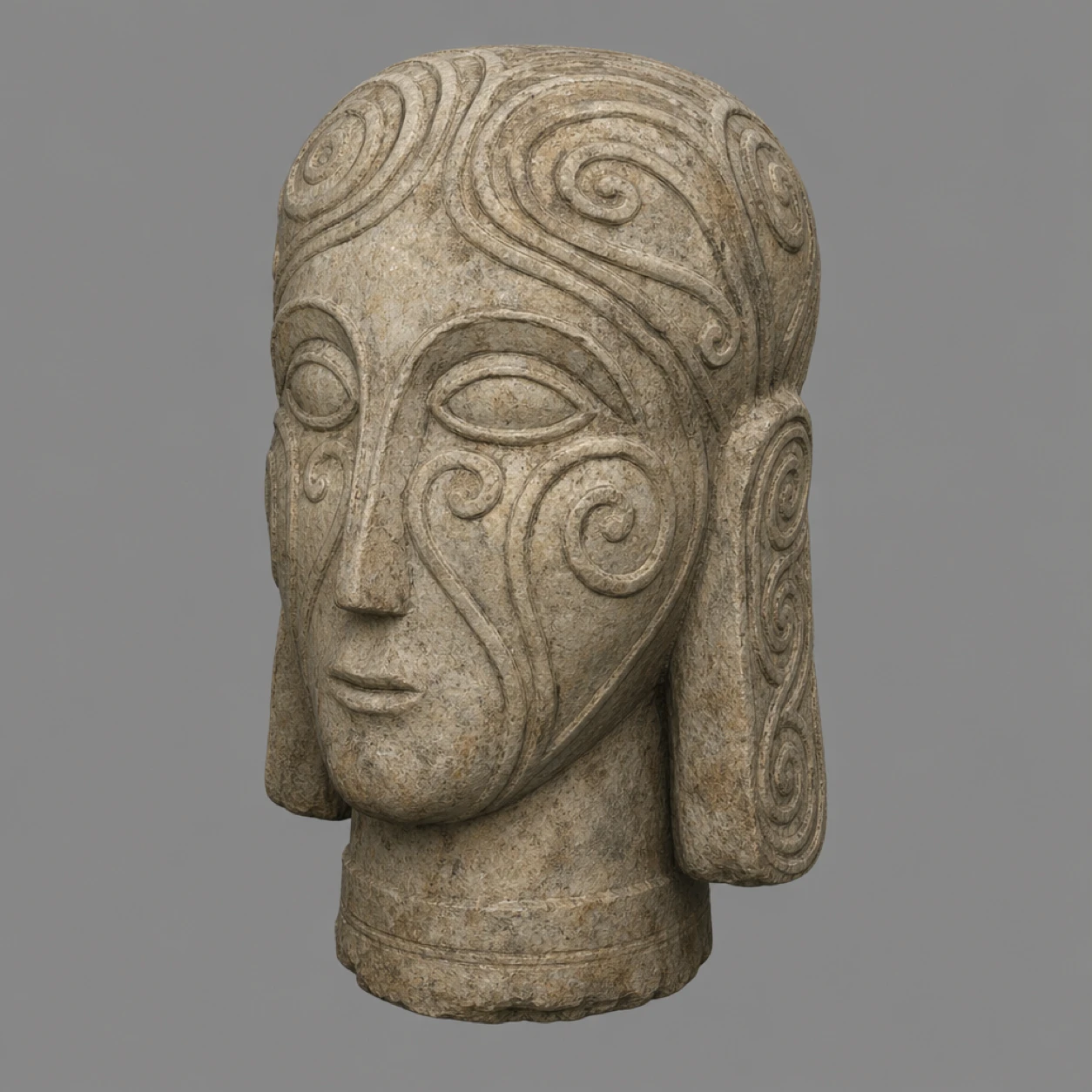 Stone Head, Celtic Ritual Relics