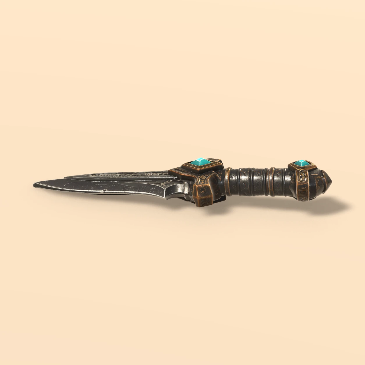 Ritual Dagger 3D model, Dark Temple Offerings