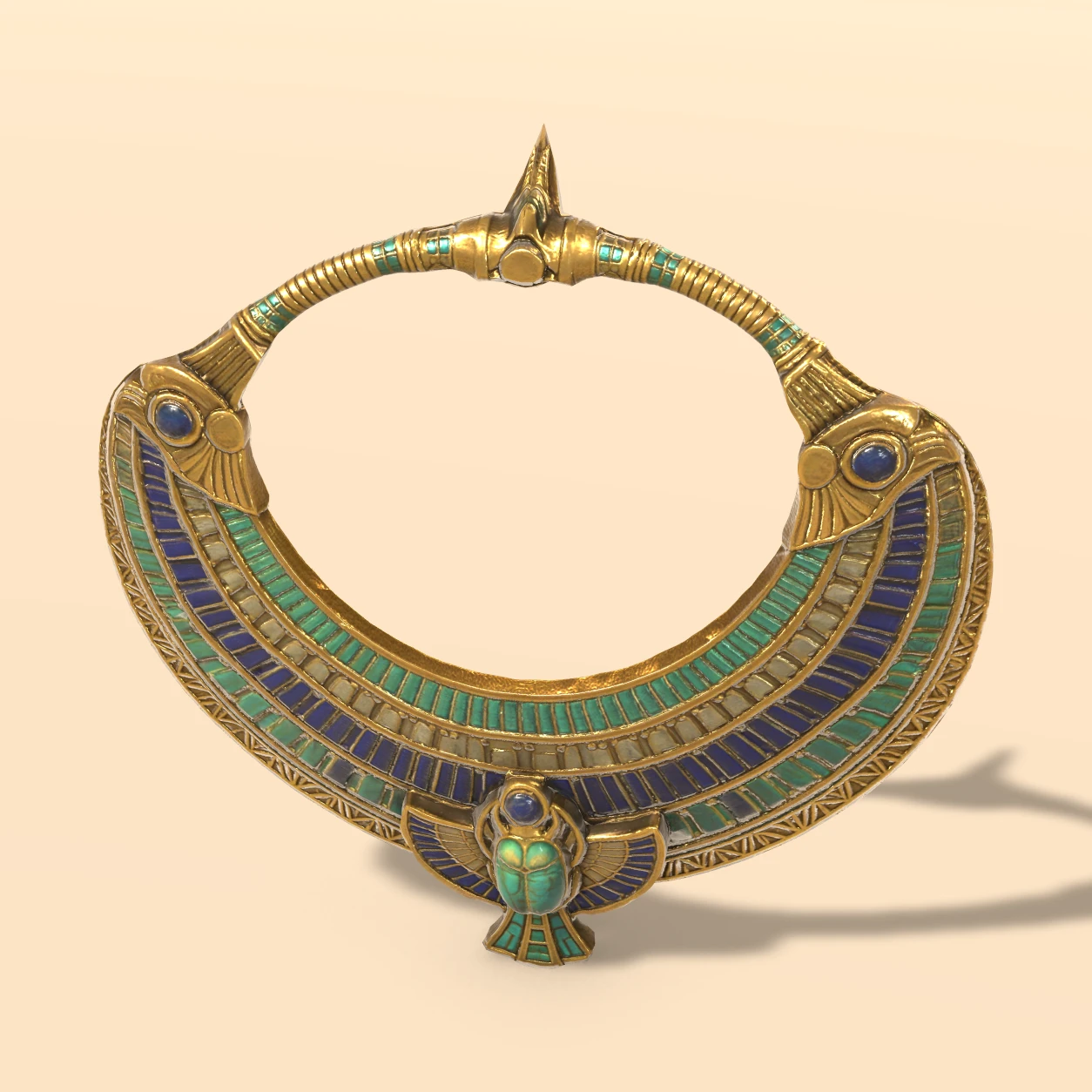 Broad collar 3D model, Egyptian Tomb Relics Vol. 2