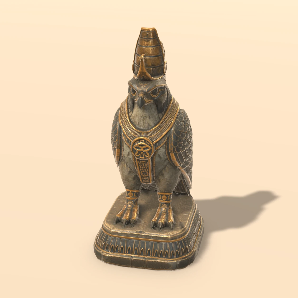 Horus falcon 3D model, Egyptian Tomb Relics Vol. 2