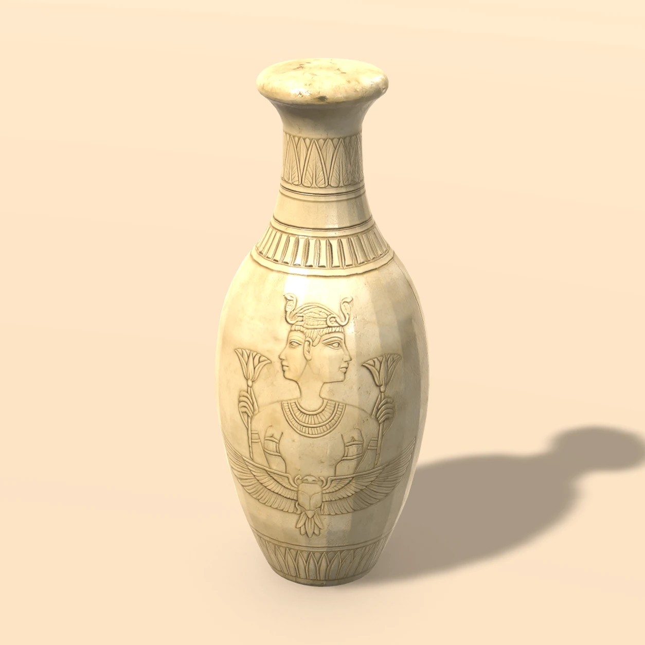 Perfume flask 3D model, Egyptian Tomb Relics Vol. 2