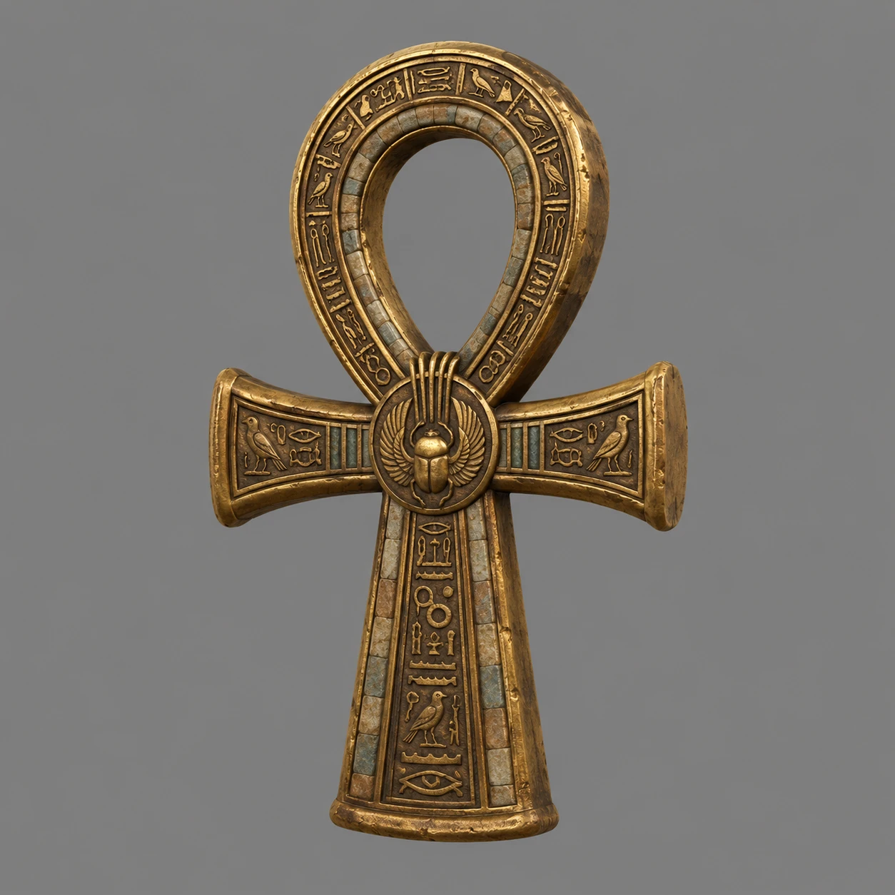 Ankh Amulet, Egyptian Tomb Relics