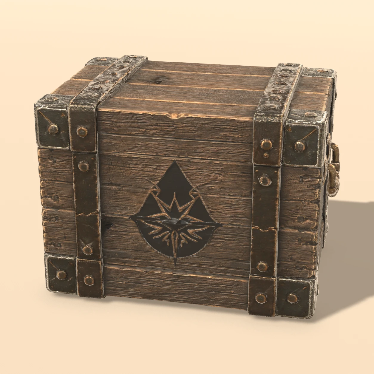 Supply Crate 3D model, Fantasy Expedition Gear