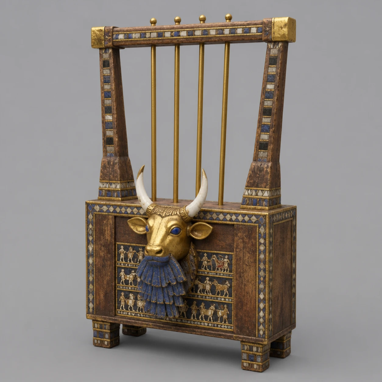 Bull Lyre, Mesopotamian Temple Relics