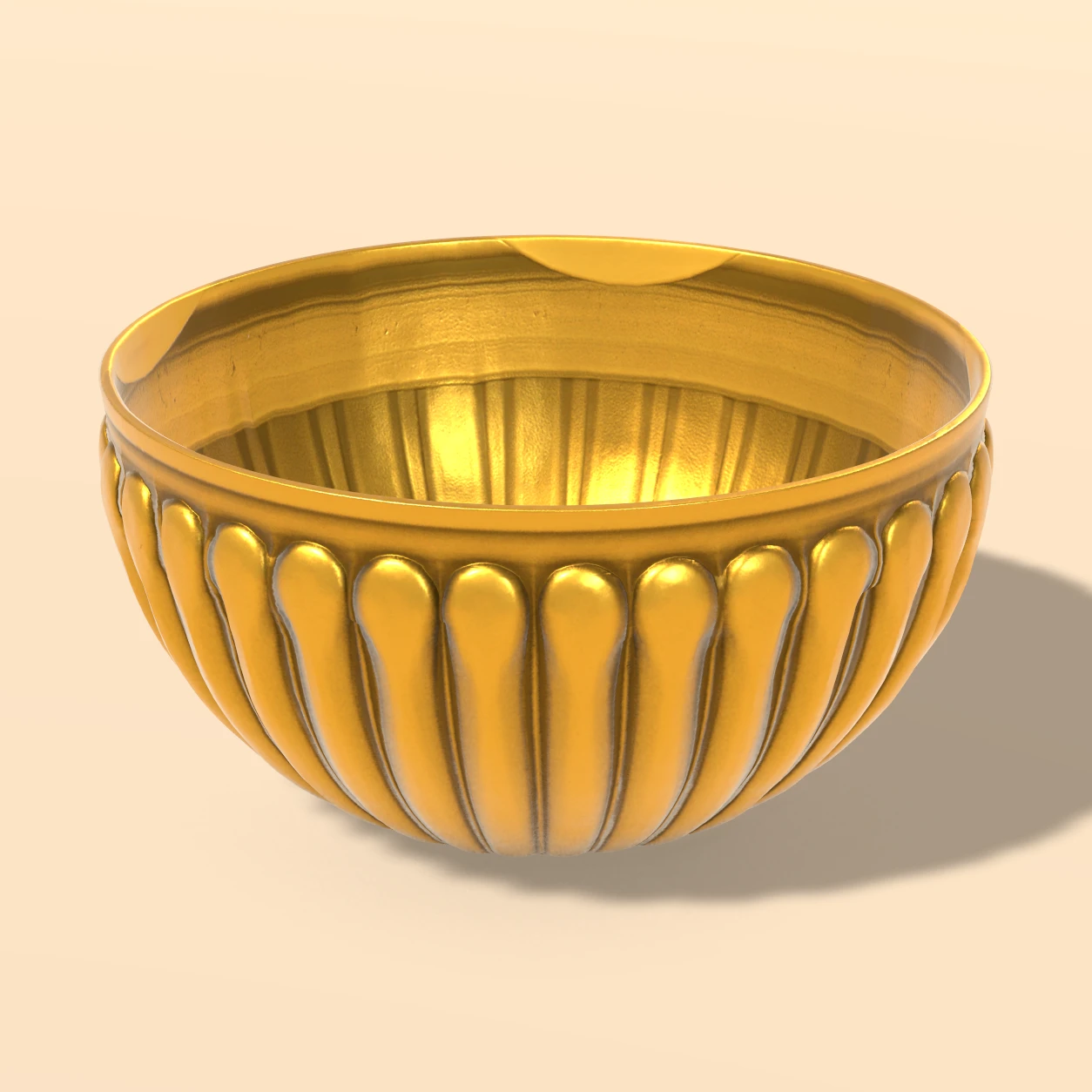 Fluted Bowl 3D model, Persian Palace Relics