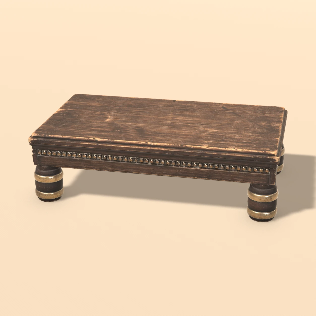 Royal Footstool 3D model, Persian Palace Relics