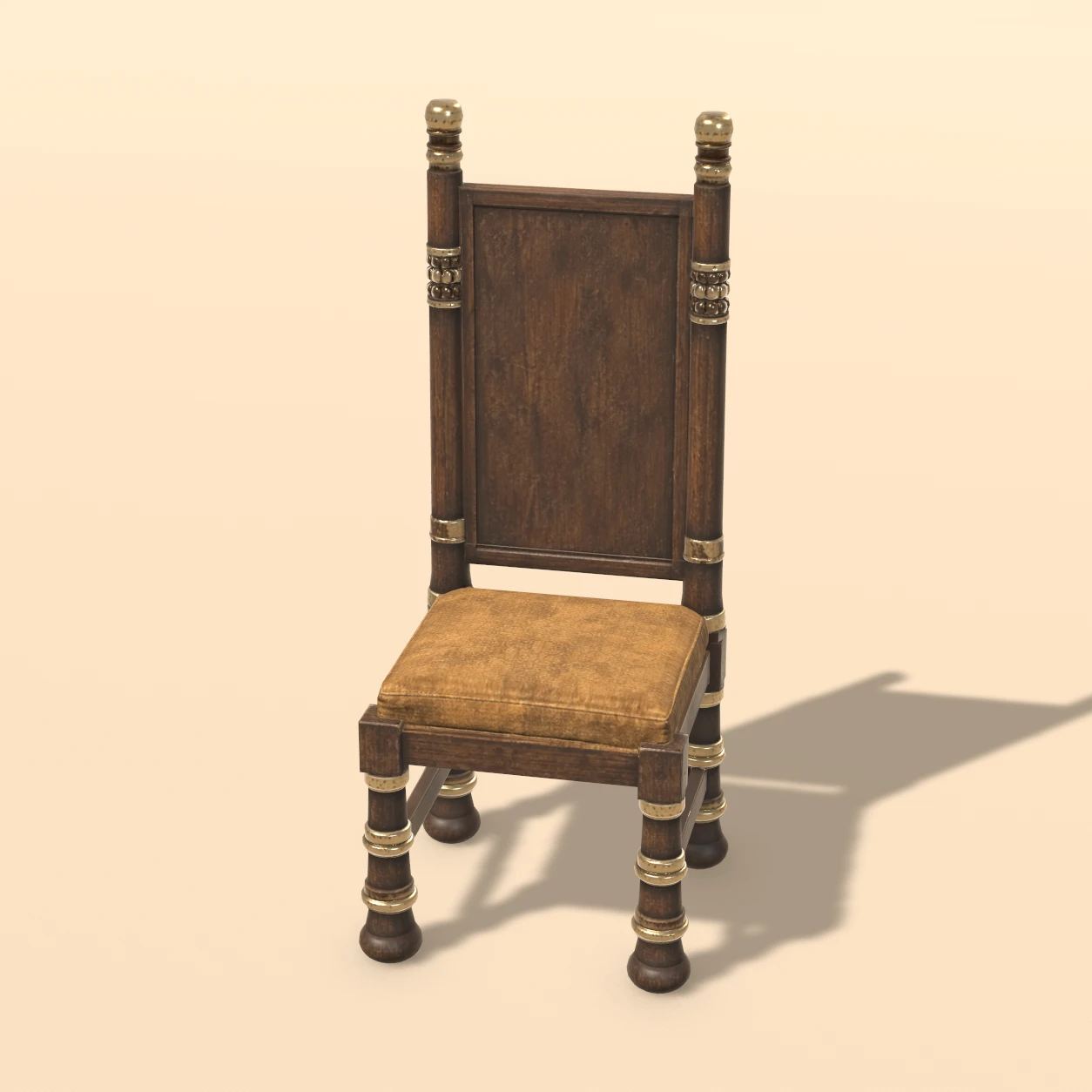 Royal Throne 3D model, Persian Palace Relics