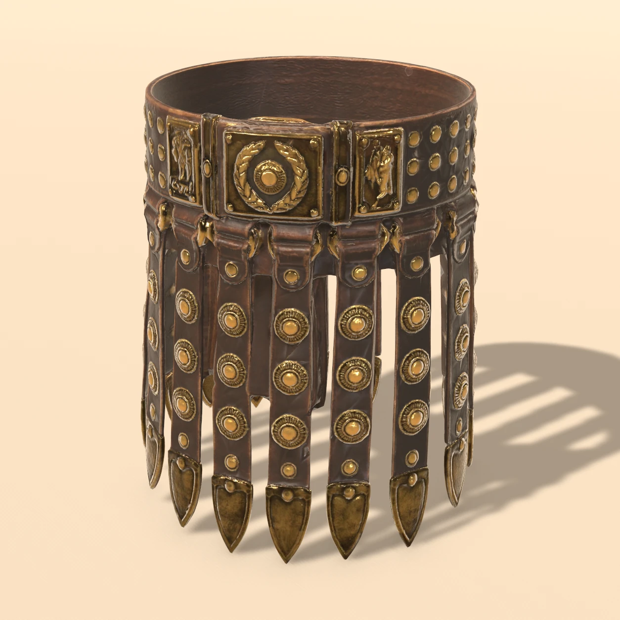 Cingulum Belt 3D model, Roman Empire Relics