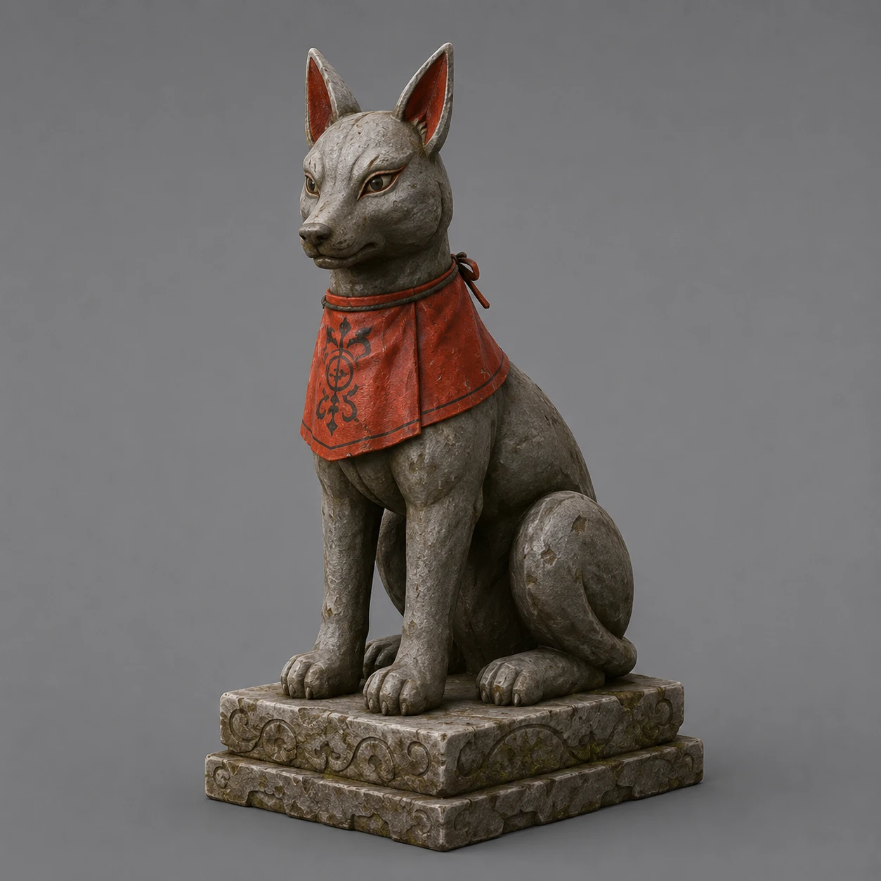 Kitsune Statue, Shinto Shrine Relics