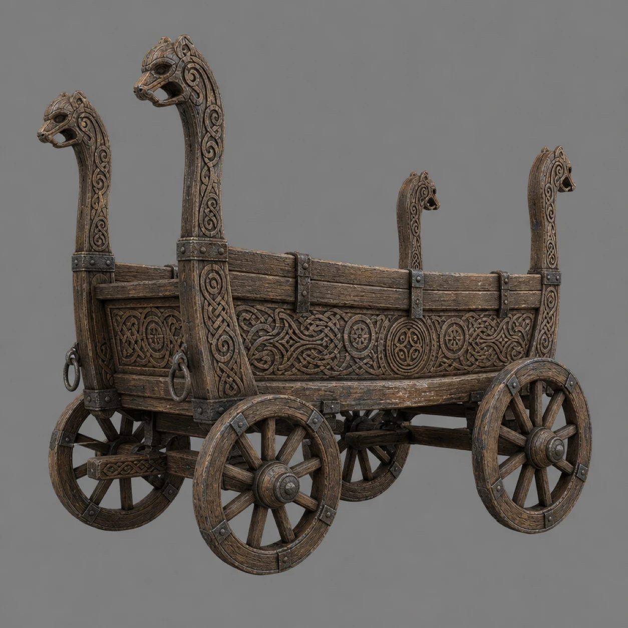Oseberg Cart, Viking Hall Relics Vol. 2